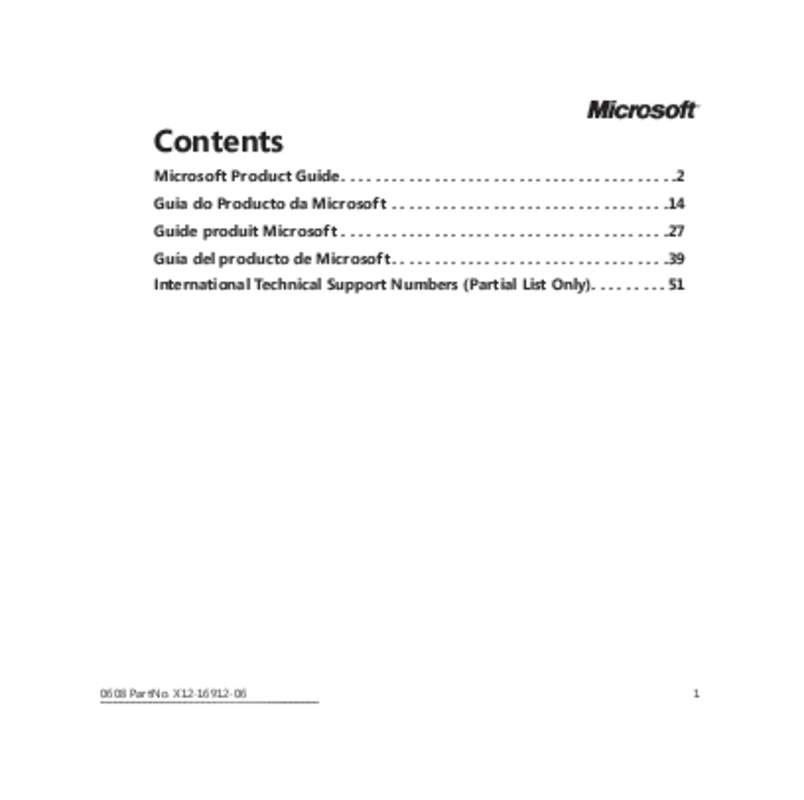 Microsoft Ergonomic Keyboard 4000 V1.0 User Manual